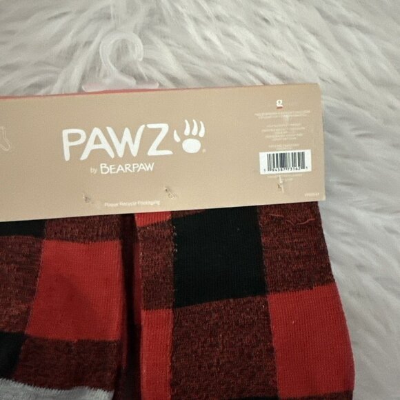 PAWZ by Bearpaw Matching socks set family buffalo plaid crew NWT Mom Dad Kids - Picture 8 of 9